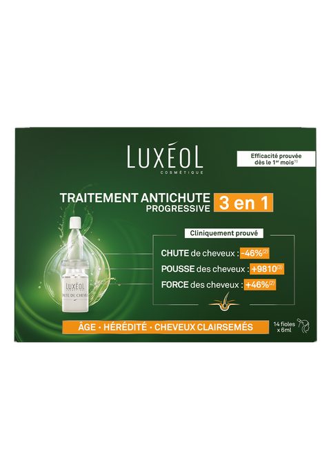 Luxeol Traitement Antichute Progressive 3en1 14x6ml