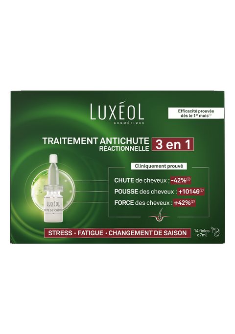Luxeol Traitement Antichute Réactionnelle 3en1 14x6ml