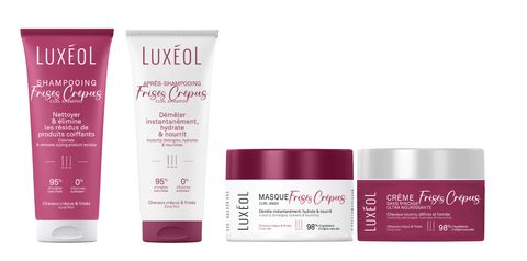 Luxéol C routine cheveux Frisés/Crépus