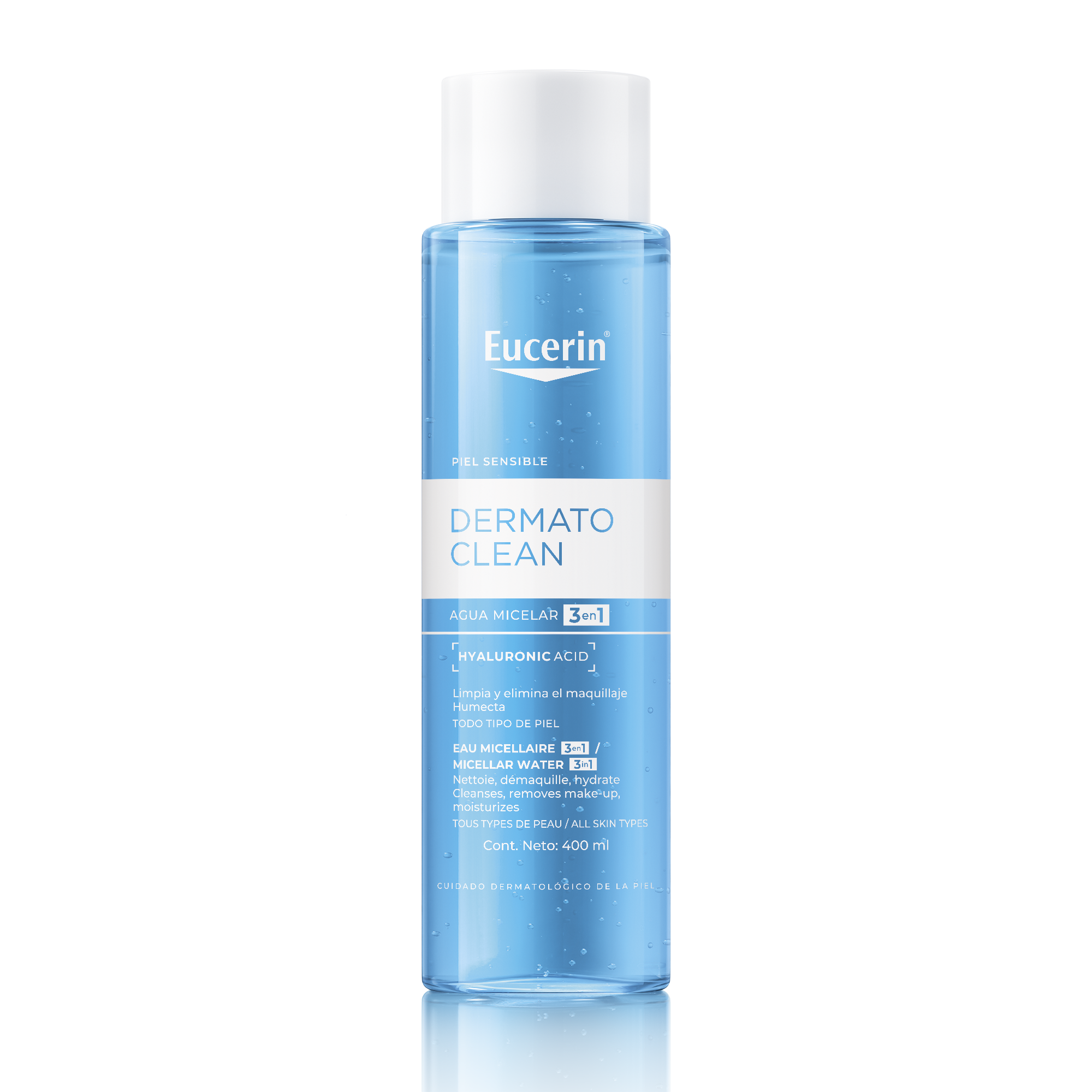 Eucerin Dermatoclean [Hyaluron] Eau micellaire 3 en 1 400ml