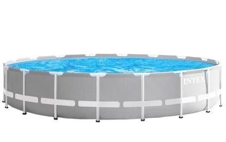 Intex Kit Piscine Prism Frame 26732NP ronde tubulaire- 5m49 x 1m22