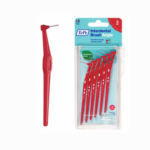 TePe Angle Size 2 brossettes interdentaires 0,5 mm 6 pcs