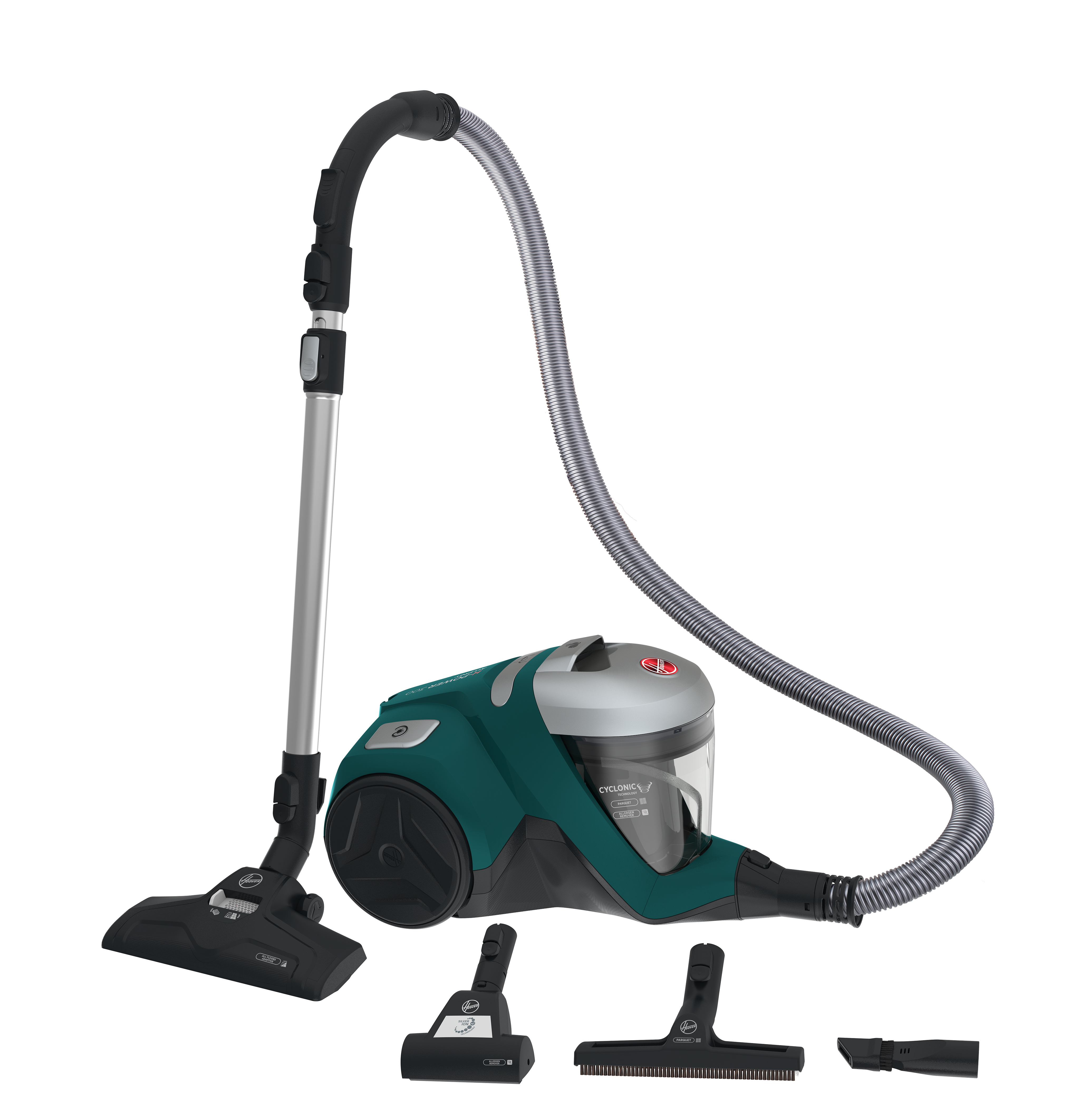 Hoover H-Power 300 HP332ALG 011 - Aspirateur - traineau - sans sac - vert velours