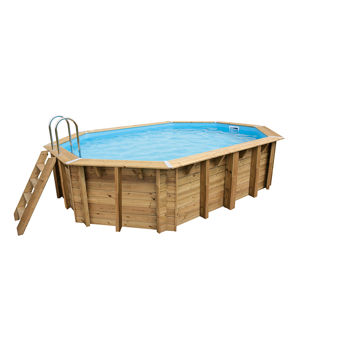 Ubbink Piscine bois Azura Bleu 300X400 H120cm 300X400 H120cm