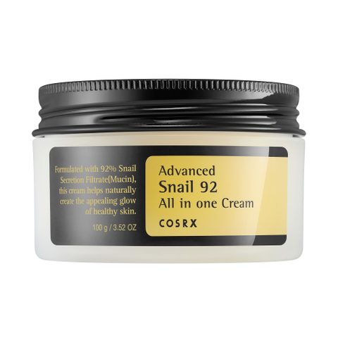 Cosrx Advanced Snail 92 Crème Régénérante À La Bave D'escargot 100ml
