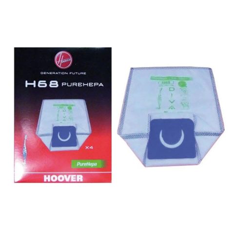 Hoover Sac à poussière - H 68 - Compatible DIVA DVG1122 - 4 pièces