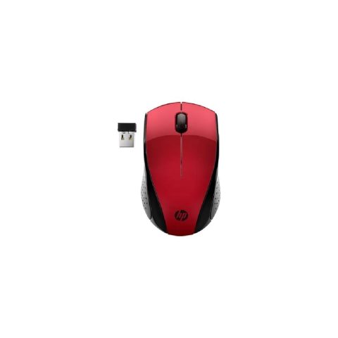 HP Souris 220 Sans Fil 1300 DPI Rouge Ambidextre RF
