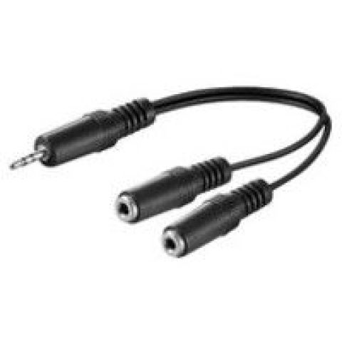 Microconnect AUDLL02 câble audio 0,2 m 3,5mm 2 x 2,5 mm