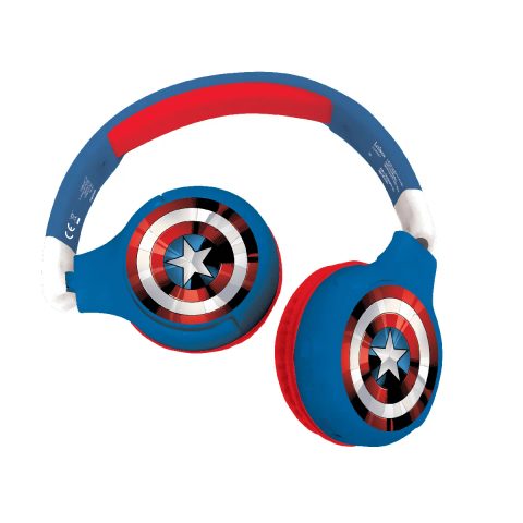 Lexibook Casque Stéréo Filaire Pliable Avengers Avec Limitation De Volume D'écoute