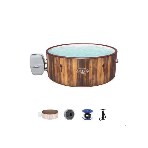Bestway Spa gonflable rond Lay-Z-Spa Helsinki AirJet avec WiFi 5-7 personnes