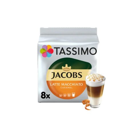 Tassimo Jacobs Capsules café latte caramel - 16 capsules