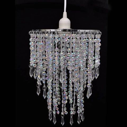 Vidaxl Suspension avec Cristaux E27 22,5x30,5cm