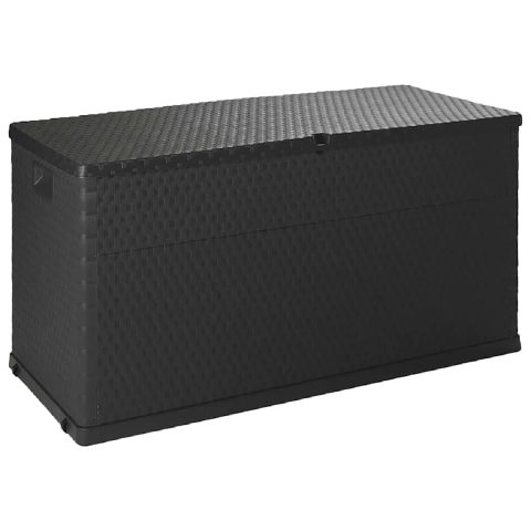 Vidaxl Boite de rangement extérieur - Anthracite - 120 x 56 x 63 cm