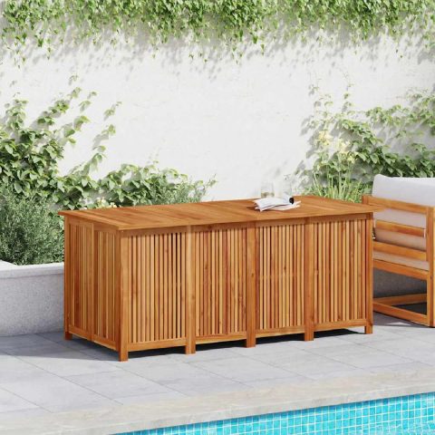Vidaxl Boîte de rangement bois acacia 200x80