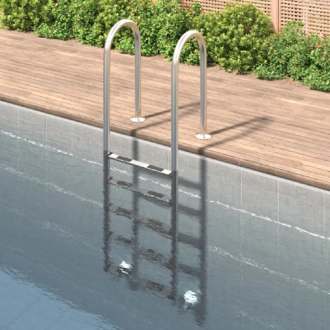 Vidaxl Échelle de piscine 211 cm inox 304