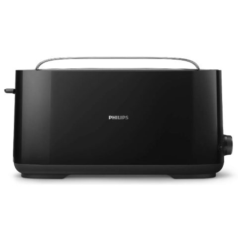 Philips Grille-pain - HD2590/90 - Collection Daily petit déjeuner - 1 fente longue - 830W