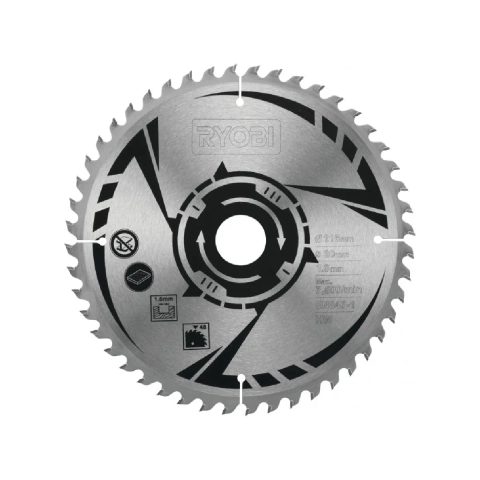 Ryobi Lame carbure pour scie à onglets 216mm 48 dents SB216K16T48A1
