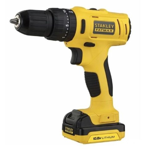 Stanley Perceuse-visseuse sans fil Fatmax FMC021S2-QW + 2 piles 10,8 V + mallette