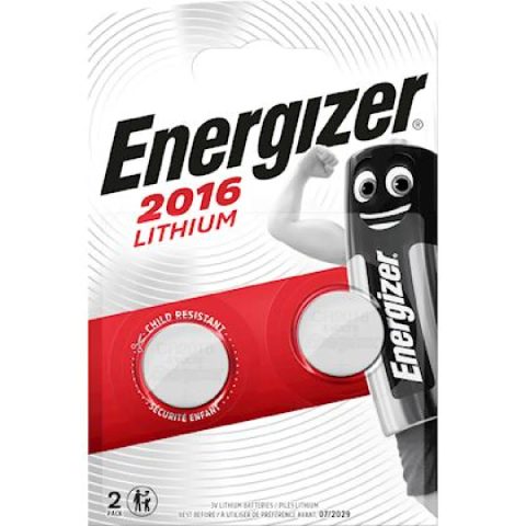 Energizer Piles au lithium CR2016 2 unités