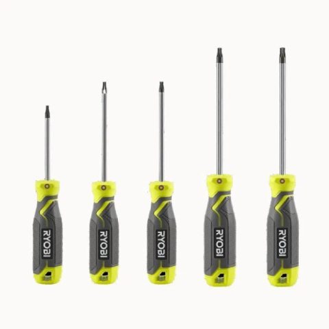 Ryobi Jeu de tournevis Torx - 5 pcs