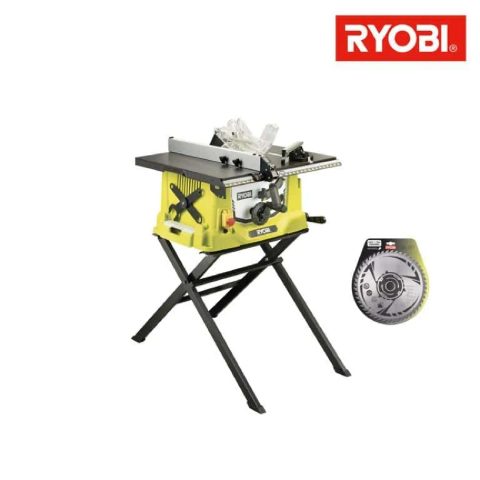 Ryobi Scie sur table électrique 1800W 254mm - piètement rétractable - RTS1800S-G