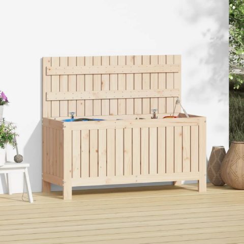 Vidaxl Boîte de rangement 108x42,5x54 cm - Bois de pin