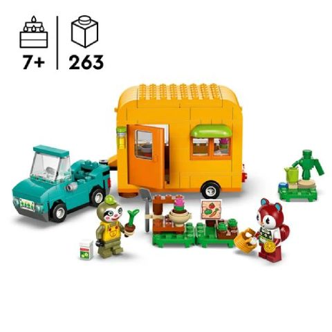 LEGO Animal Crossing Caravane et Stand de Jardinage de Racine 77054