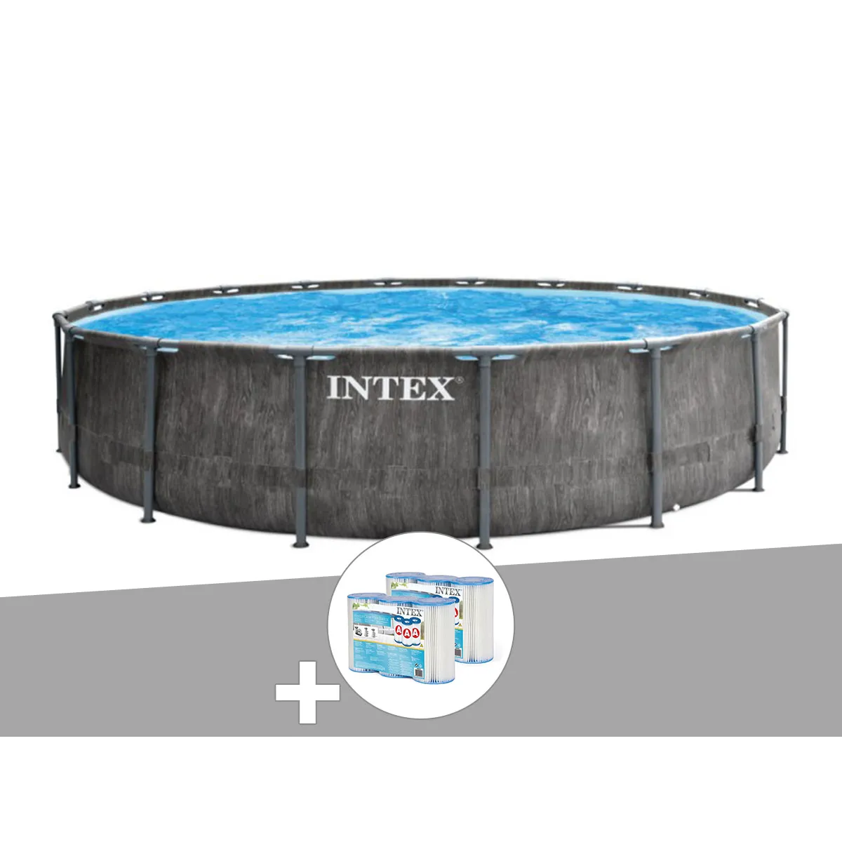 Intex Baltik Piscine Ronde - 4,57 x 1,22 m