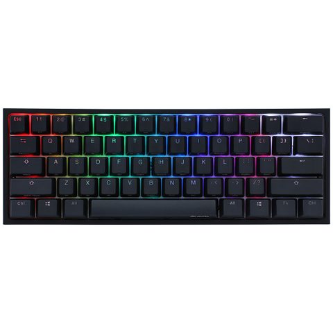 Ducky Clavier - One 2 Mini - Mécanique Cherry MX RGB Blue - Rétroéclairage RGB - AZERTY Noir
