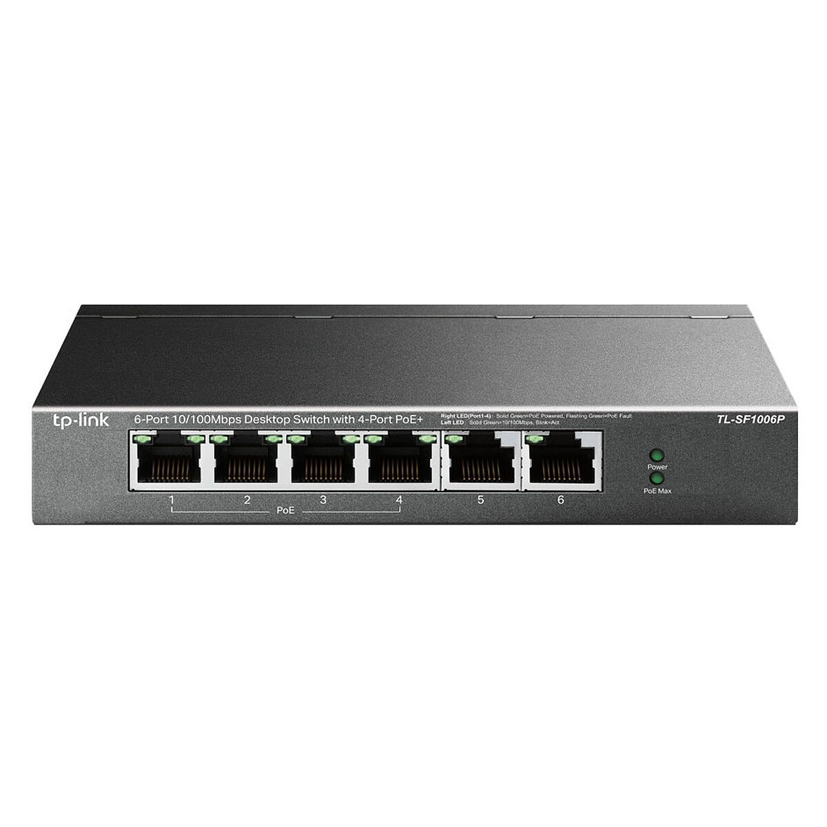 TP-Link Switch TL-SF1006P 6 ports RJ45 10/100Mbps PoE bureau