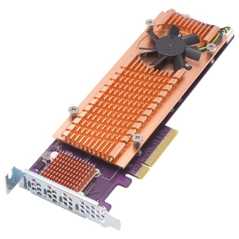 Qnap QM2-4P-384 - contr�?leur de stockage - PCIe 3.0 - PCIe 3.0 x8