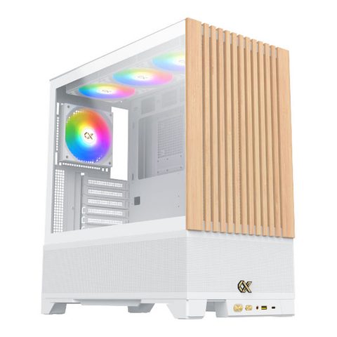 Xigmatek Boîtier Pc - Endorphin Wd Arctic (blanc) - Moyen Tour - Format E-atx - Sans Alimentation