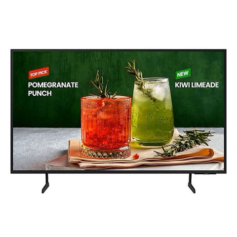 Samsung BE50D-H - 50 BED-H Series TV LCD rétro-éclairée par LED - Crystal UHD - signalisation numérique - Smart TV - Tizen OS - 4K UHD (2160p) 3840 x 2160 - HDR - Edge LED Noir