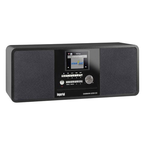 Imperial Radio Multifonction DAB+ / FM / Internet / Bluetooth avec Lecteur CD DABMAN i200 Noir