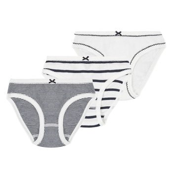 Petit Bateau Lot de 3 Culottes Rayées pour fille