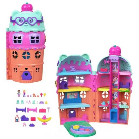 Polly Pocket C Maison Cornet de Glace - Avec figurines - JFT91