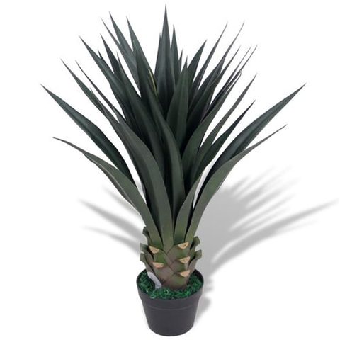 Vidaxl Plante artificielle avec pot Yucca 85 cm