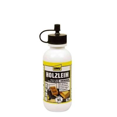 UHU Colle à bois Original D2, sans solvant, bouteille de 75g