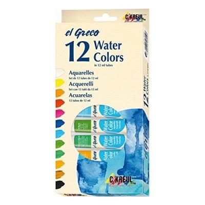 Kreul Aquarellfarbe El Greco, 12 Ml, 12Er-Set 26050