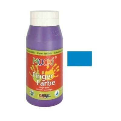 Kreul gouache aux doigts mucki, bleu 750 ml
