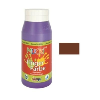 Kreul gouache aux doigts mucki, marron 750 ml