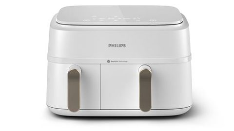 Philips Série 3000 Airfryer à double panier blanc (NA353/10)