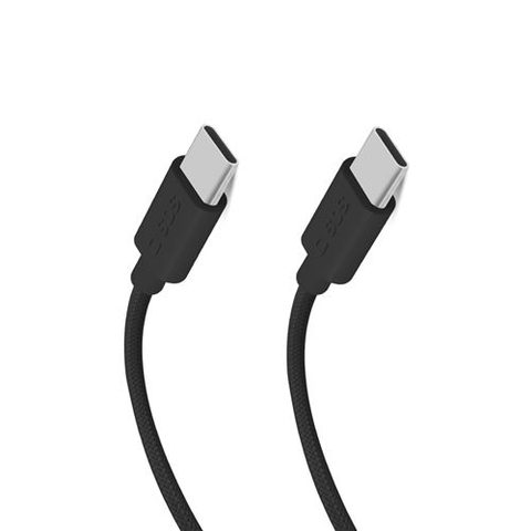 SBS Câble tressé USB C vers USB C PD 60 W 1,5 m