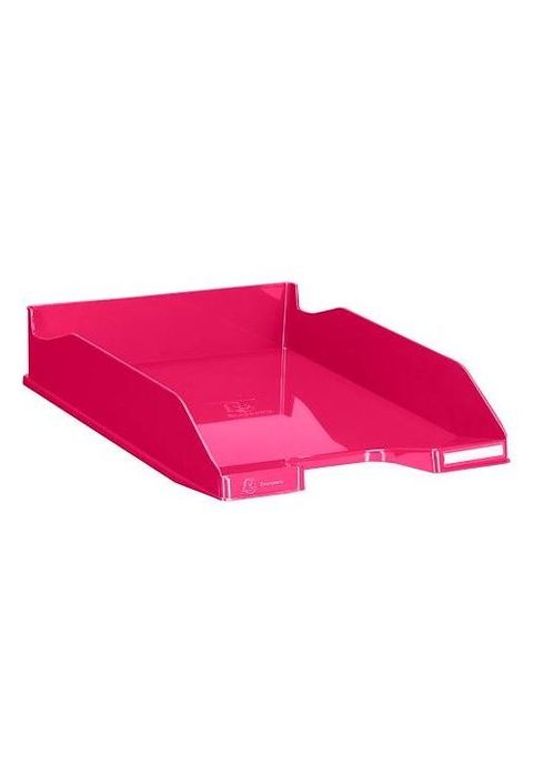Exacompta Corbeille à courrier Combo Midi Iderama - Framboise brillant