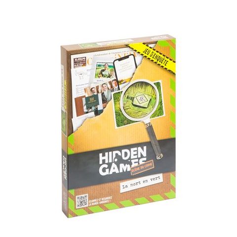 Hidden Games La Mort En Vert Affaire N°3 Carton Jaune Vert Noir 32x23x1 Cm