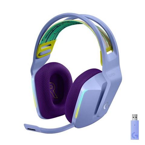 Logitech Gaming sans fil Lightspeed G733 RVB Violet