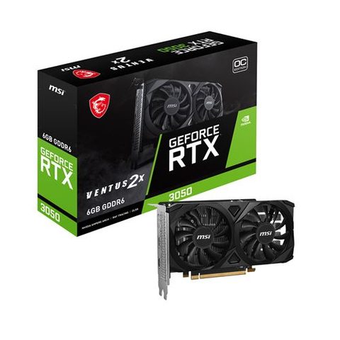 MSI Nvidia GeForce RTX 3050 VENTUS 2X E 6G OC