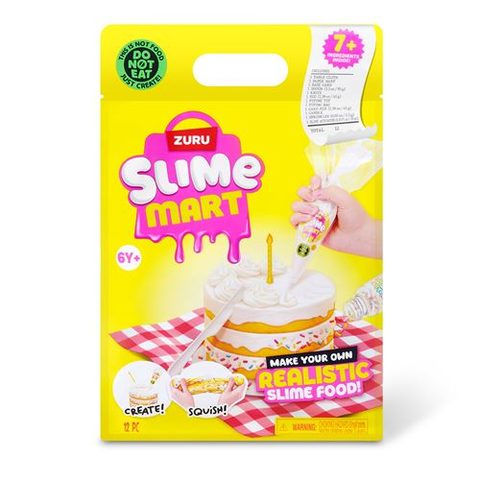 Zuru France Kit Slime Mart Dessert Zuru Sac Shopping Multicolore 12 Pièces