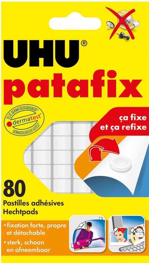 UHU Pack de 80 pastilles adhésives Patafix