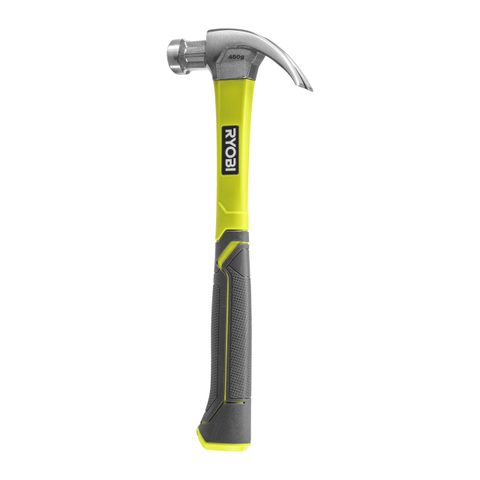 Ryobi Marteau à griffes courbées en fibre de verre de 450 g
